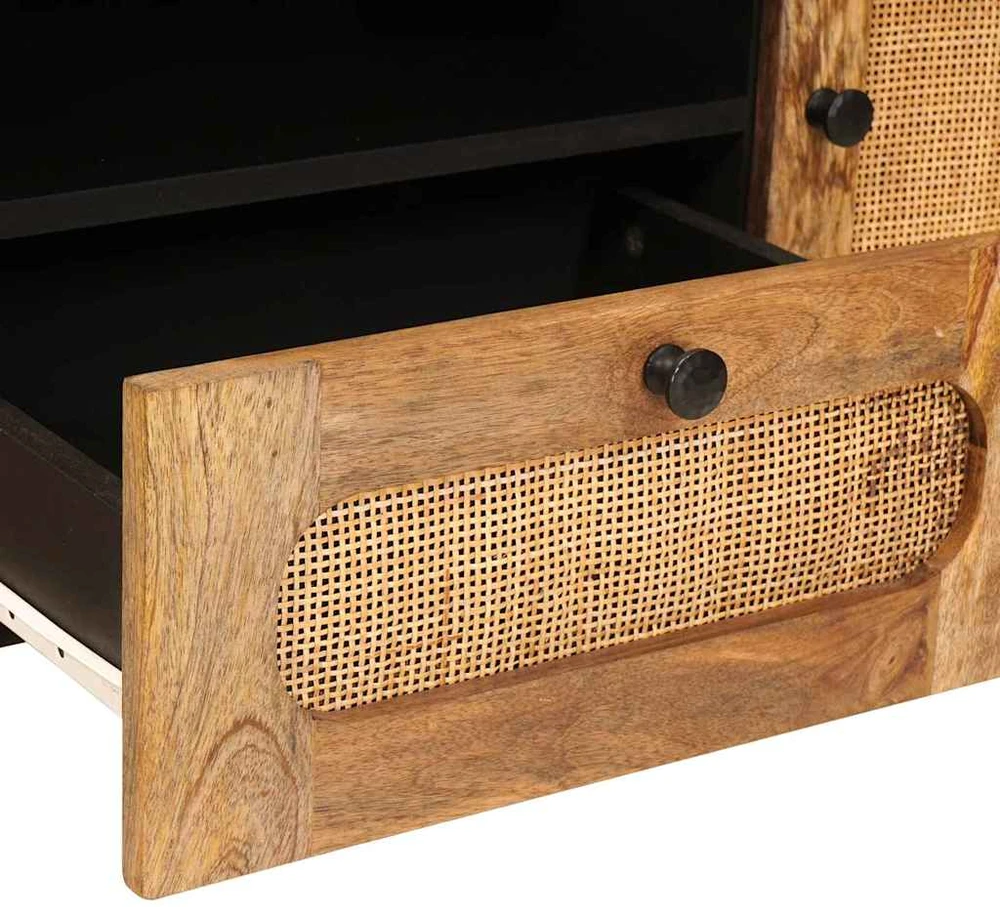 Televizoriaus spintelė Ruda 105 x 33 x 46 cm Kietas mango medis