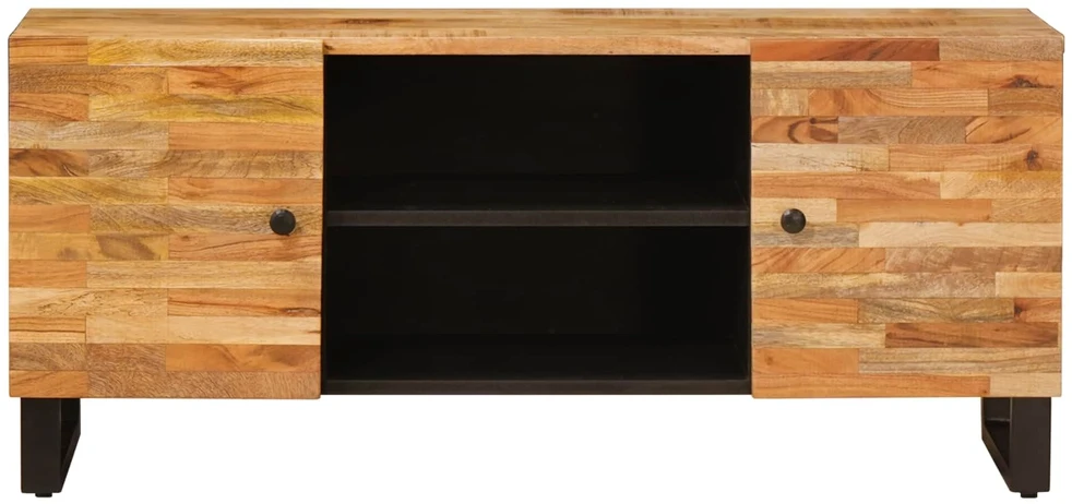 Televizoriaus spintelė Ruda 105 x 33 x 46 cm Kietas mango medis