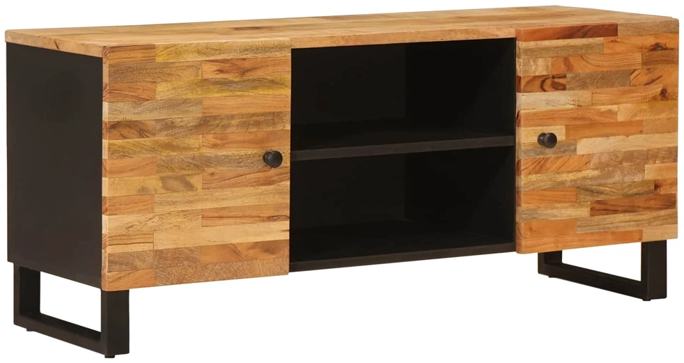 Televizoriaus spintelė Ruda 105 x 33 x 46 cm Kietas mango medis