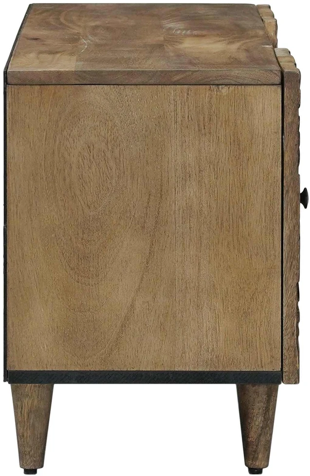 Televizoriaus spintelė Ruda 105 x 33 x 46 cm Kietas mango medis