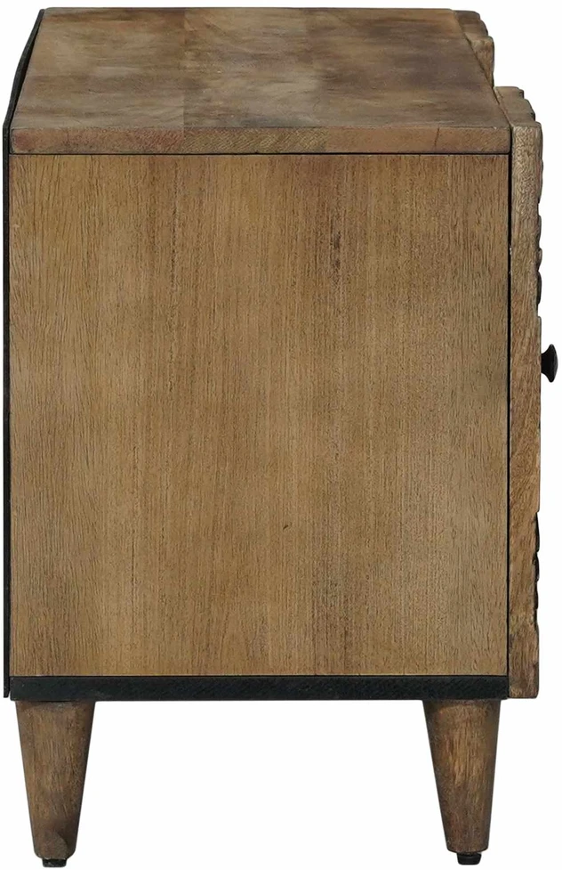 Televizoriaus spintelė Ruda 105 x 33 x 46 cm Kietas mango medis