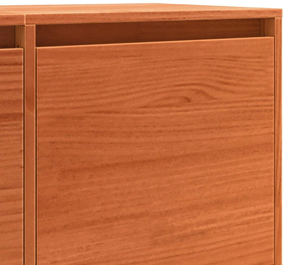 TV staliukas Televizoriaus spintelė 156 x 37 x 45 cm Ruda Apdirbta mediena