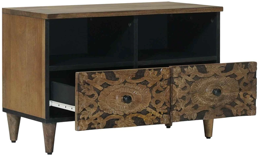 Televizoriaus spintelė Ruda 70 x 33 x 46 cm Kietas mango medis