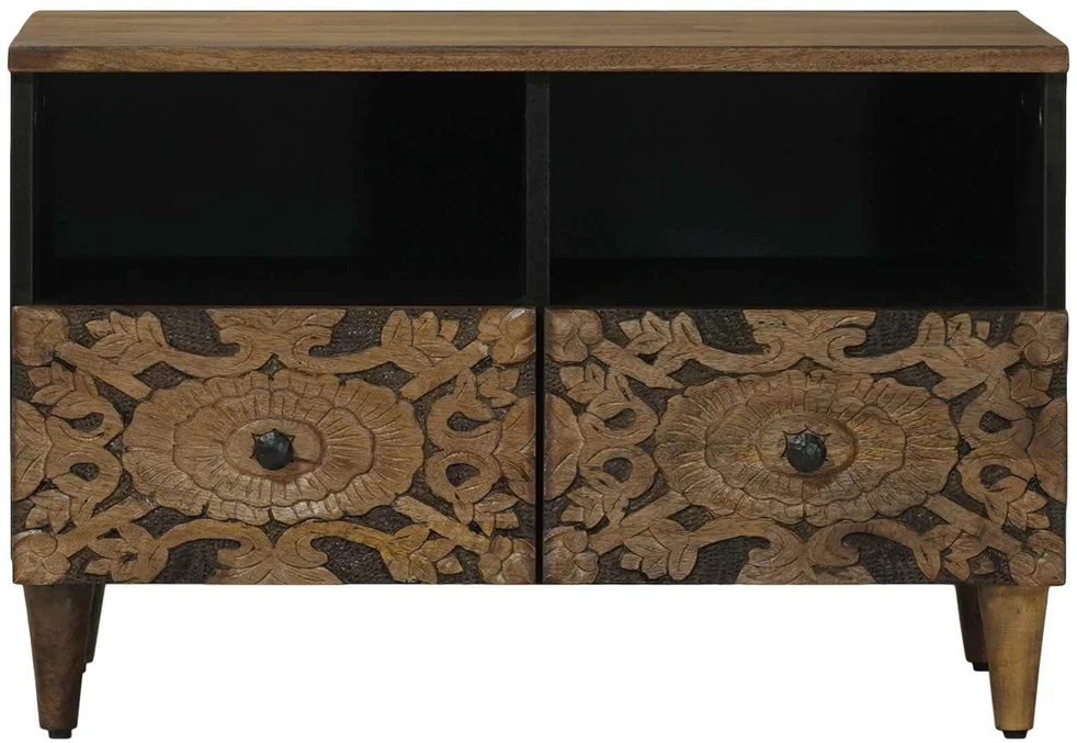 Televizoriaus spintelė Ruda 70 x 33 x 46 cm Kietas mango medis