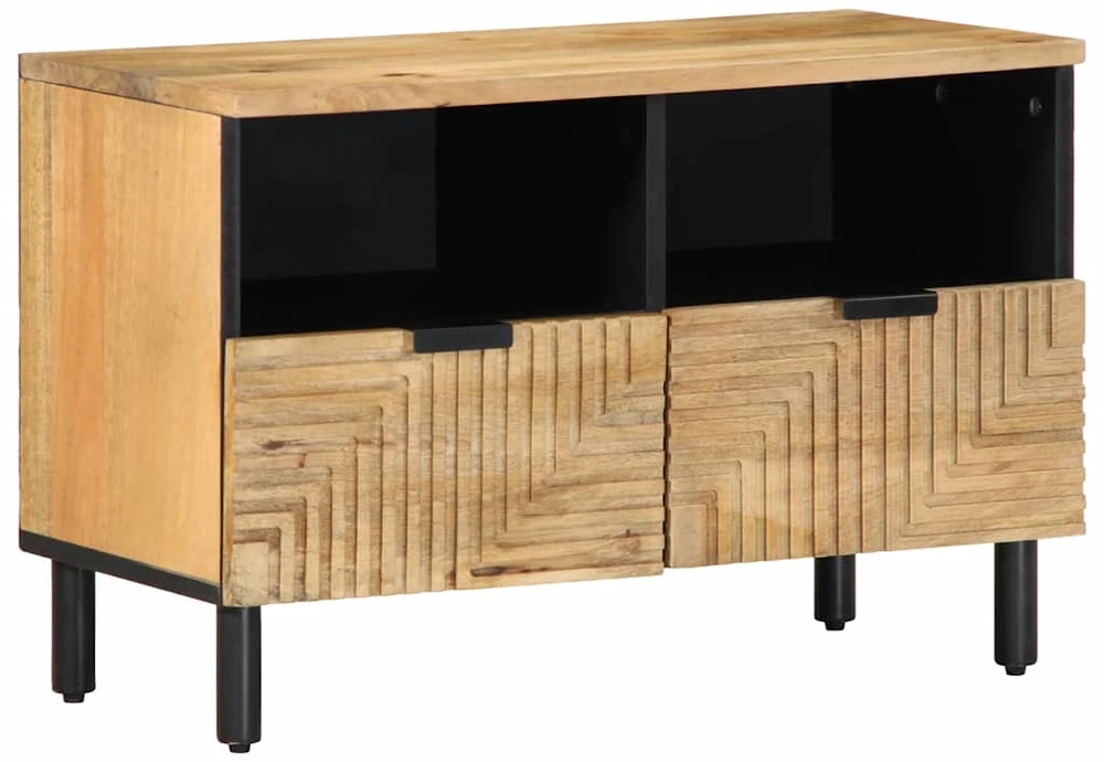 televizoriaus spintelė Ruda 70x33x46 cm Masyvo medžio Mango