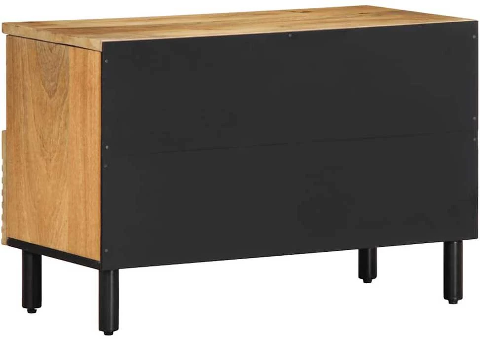 televizoriaus spintelė Ruda 70x33x46 cm Masyvo medžio Mango