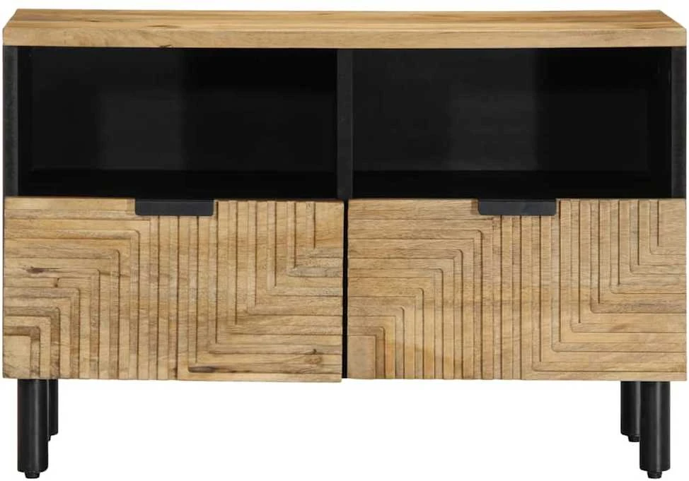 televizoriaus spintelė Ruda 70x33x46 cm Masyvo medžio Mango