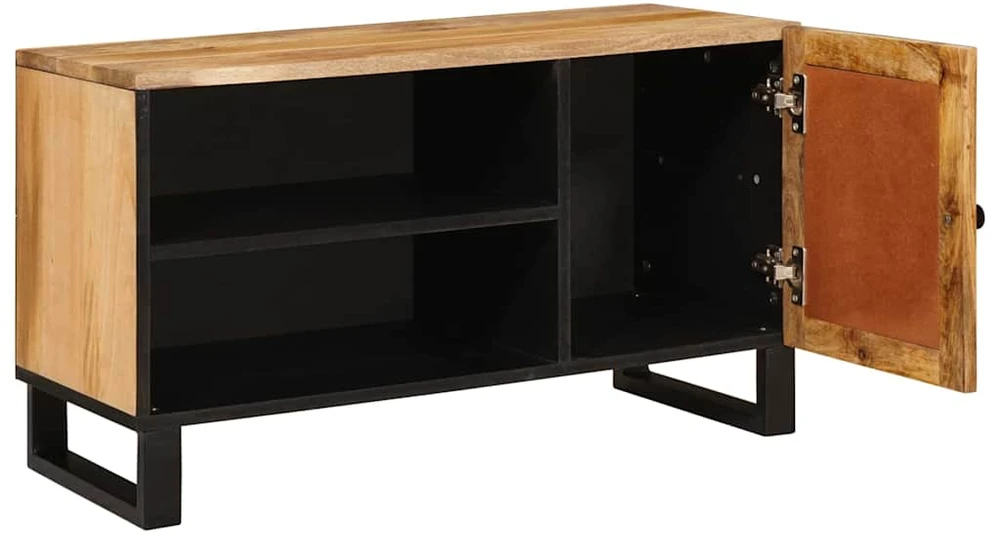 Televizoriaus spintelė Ruda 80 x 33 x 46 cm Kietas mango medis