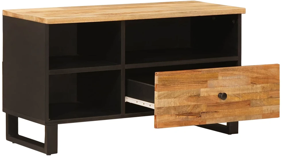 Televizoriaus spintelė Ruda 80 x 33 x 46 cm Kietas mango medis