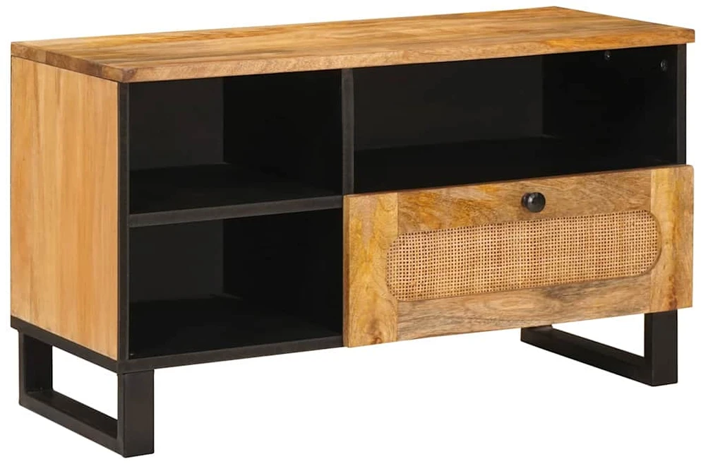 Televizoriaus spintelė Ruda 80 x 33 x 46 cm Kietas mango medis