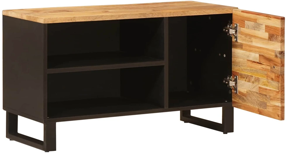 Televizoriaus spintelė Ruda 80 x 33 x 46 cm Kietas mango medis