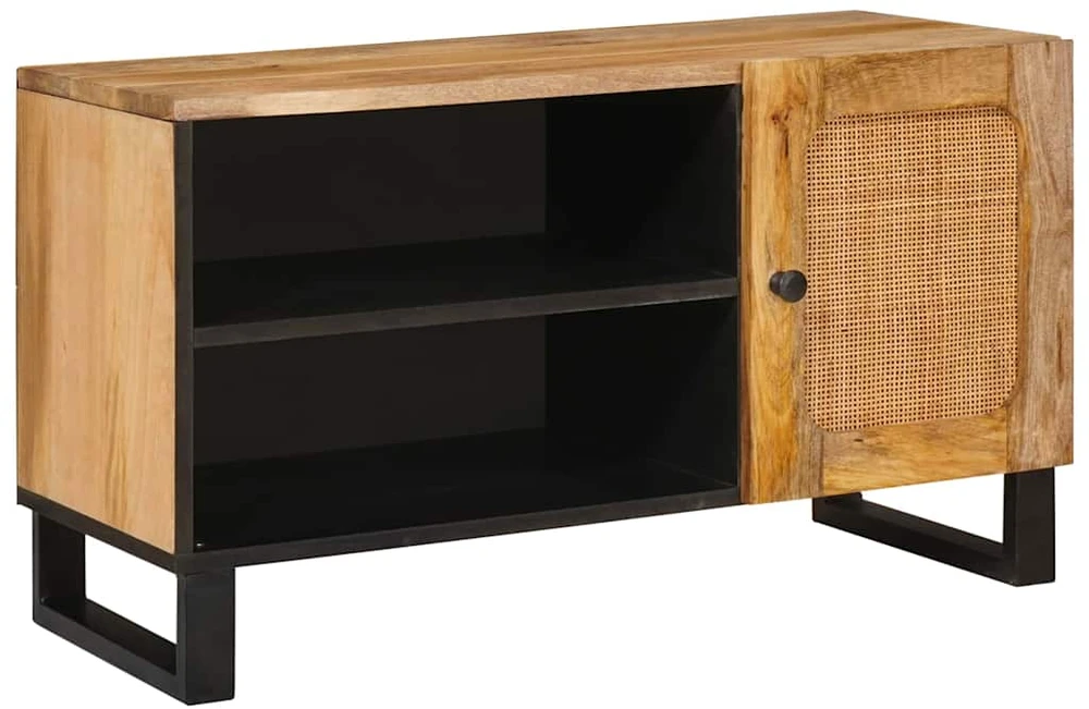 Televizoriaus spintelė Ruda 80 x 33 x 46 cm Kietas mango medis