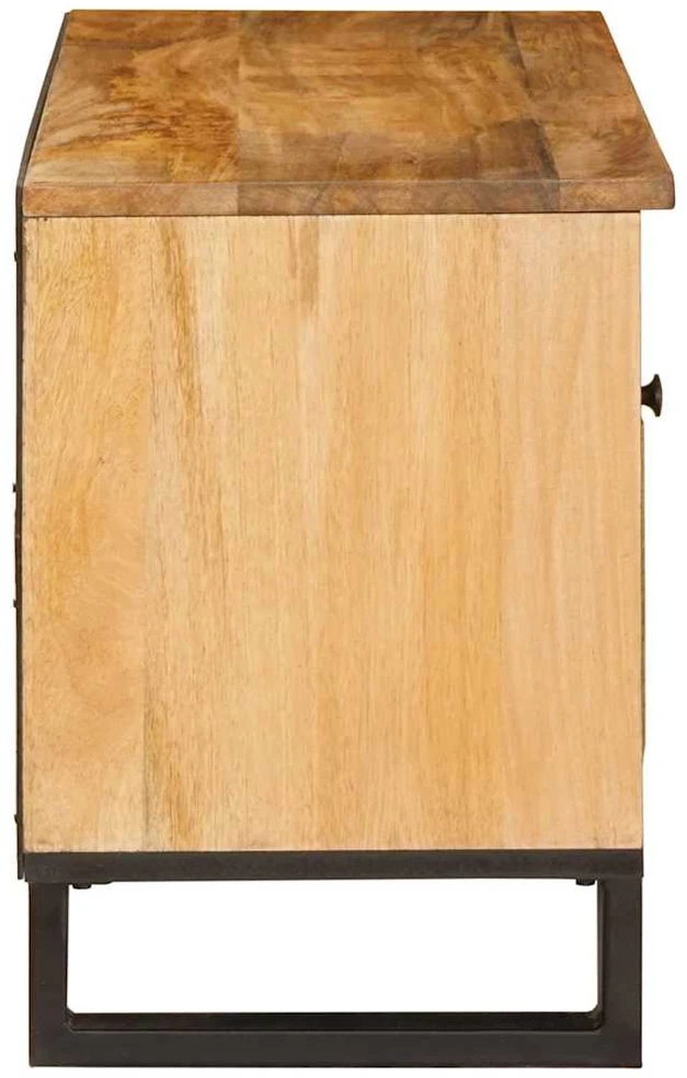 Televizoriaus spintelė Ruda 80 x 33 x 46 cm Kietas mango medis