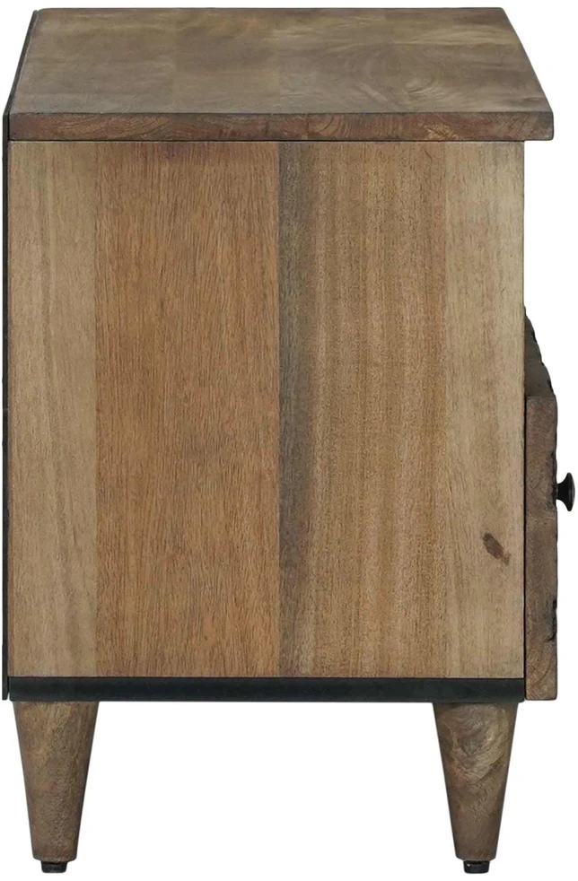 Televizoriaus spintelė Ruda 80 x 33 x 46 cm Kietas mango medis