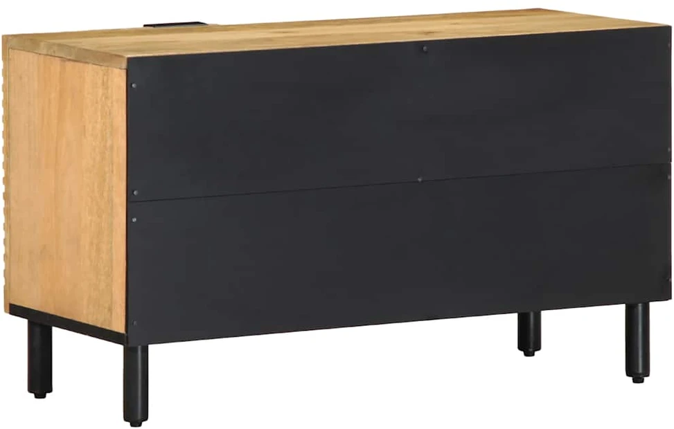 televizoriaus spintelė Ruda 80x31,5x46 cm Medžio masyvo Mango