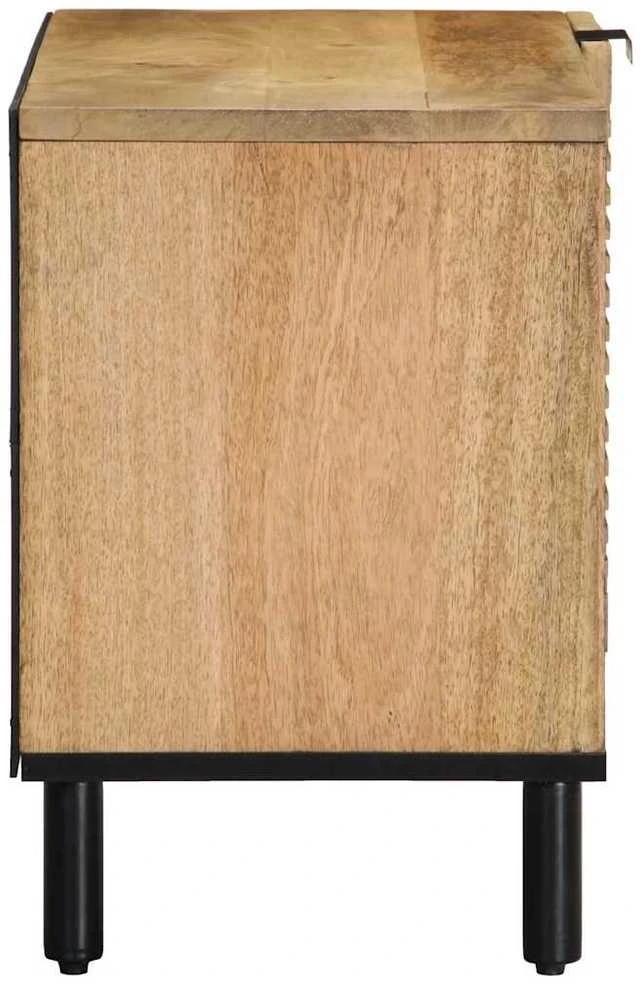 televizoriaus spintelė Ruda 80x31,5x46 cm Medžio masyvo Mango