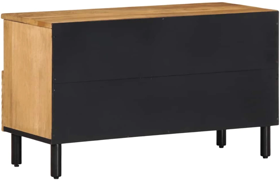 televizoriaus spintelė Ruda 80x33x46 cm Medžio masyvo Mango