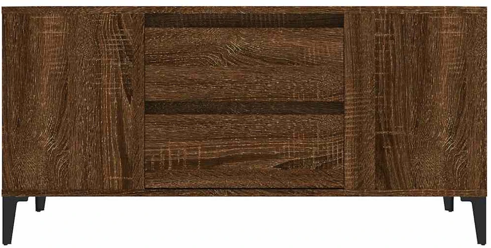 TV staliukas Televizoriaus spintelė, ruda ąžuolo, 102x44,5x50cm, mediena