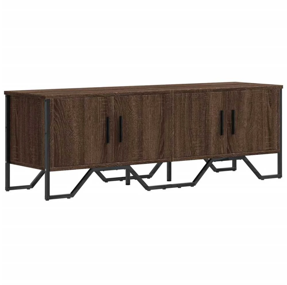 TV staliukas Televizoriaus spintelė, ruda ąžuolo, 122x34x41cm, mediena