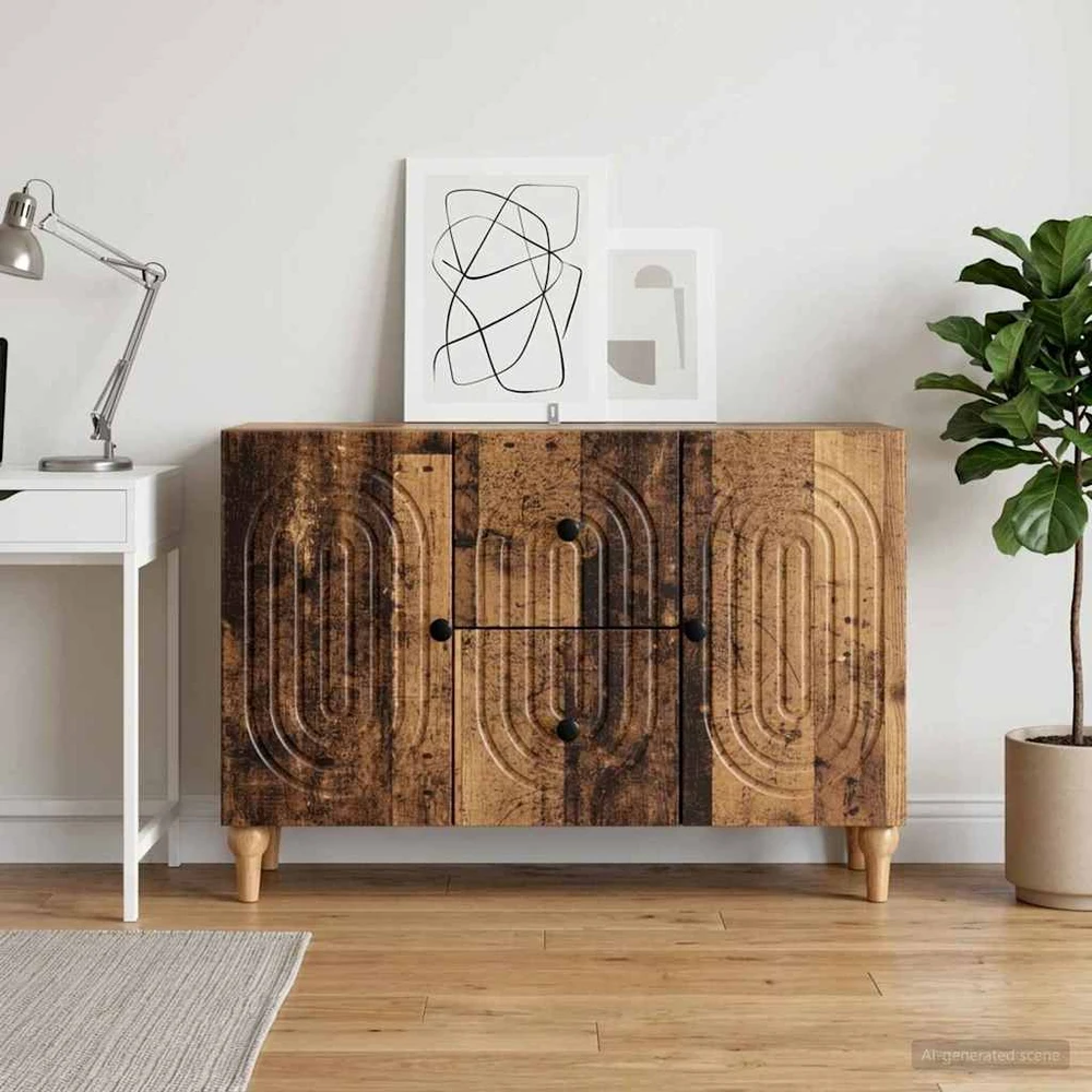 Televizoriaus spintelė Sendintos medienos 89 x 34,5 x 60 cm