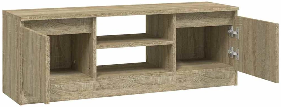 TV staliukas Televizoriaus spintelė su durelėmis, ąžuolo, 102x30x36cm
