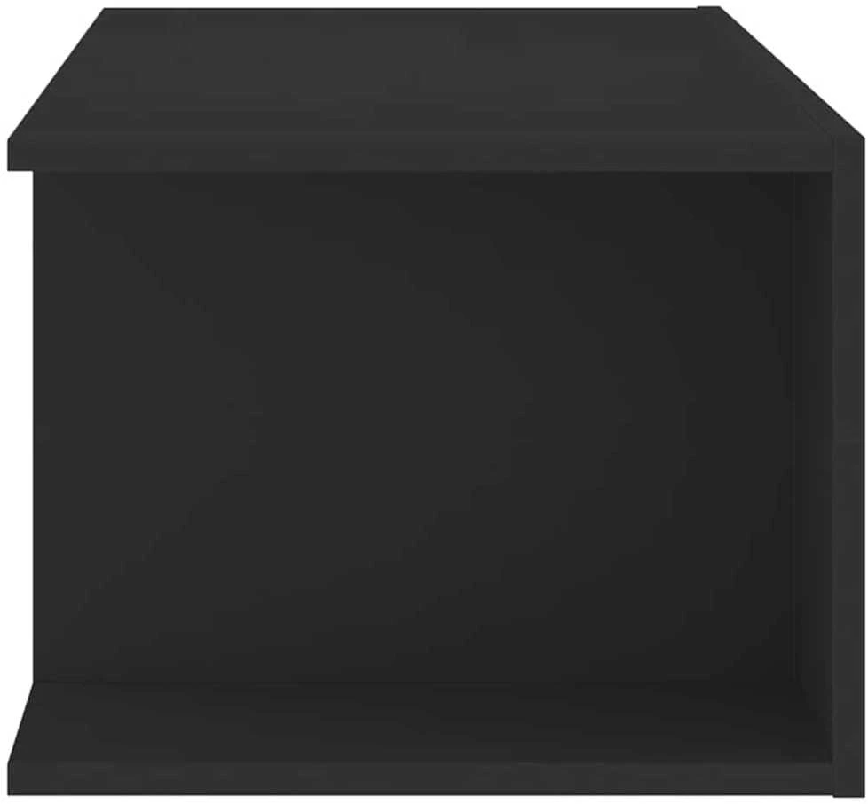 TV staliukas Televizoriaus spintelė su LED apšvietimu, juoda, 90x39x30cm