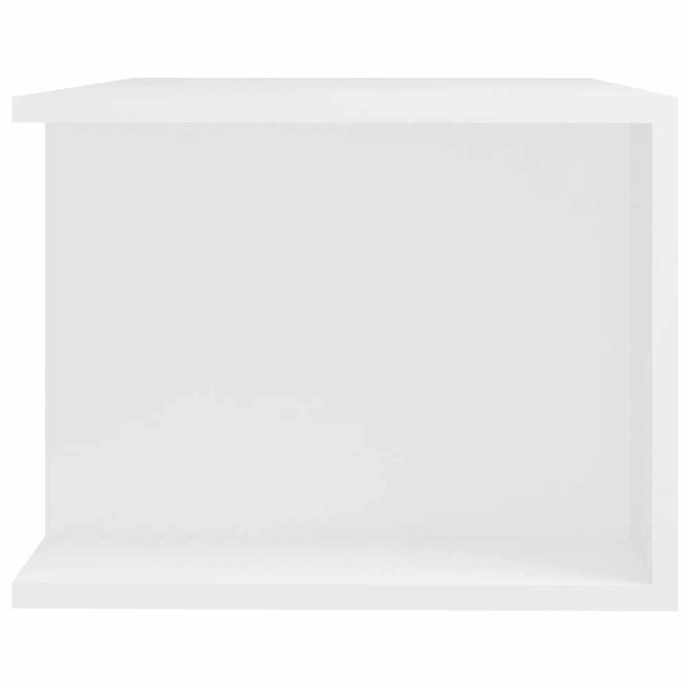 TV staliukas Televizoriaus spintelė su LED apšvietimu, balta, 90x39x30cm