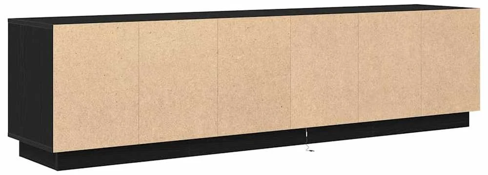 TV staliukas Televizoriaus spintelė su LED apšvietimu, 193,5x41x50 cm