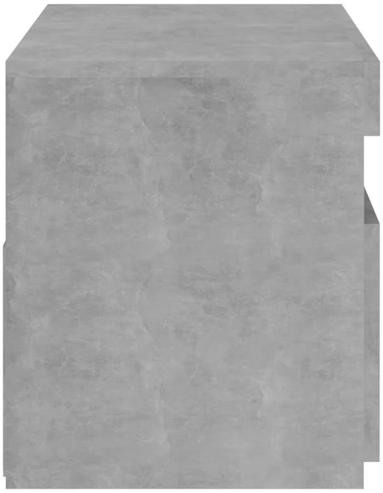 TV staliukas Televizoriaus spintelė su LED apšvietimu, betono, 75x35x40cm