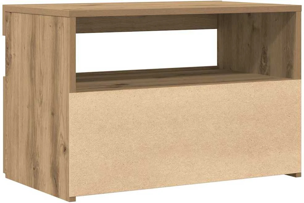 TV staliukas Televizoriaus spintelė su LED, artisano, 60x35x40cm, mediena