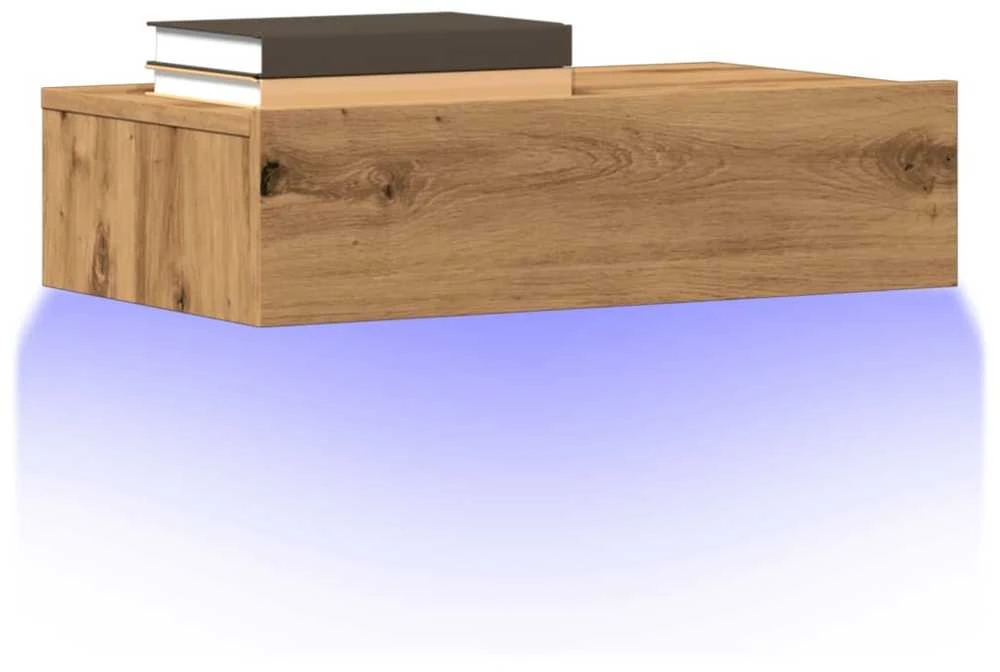 TV staliukas Televizoriaus spintelė su LED, artisano, 60x35x15,5cm
