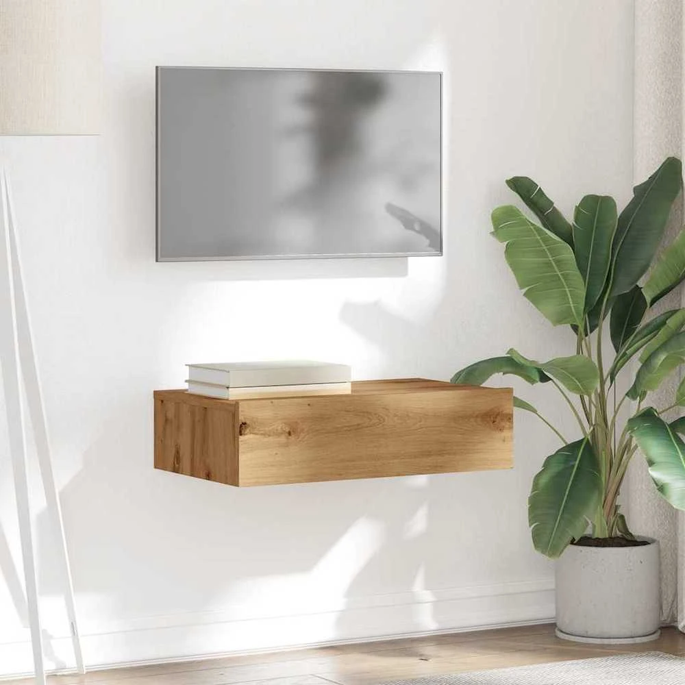 TV staliukas Televizoriaus spintelė su LED, artisano, 60x35x15,5cm