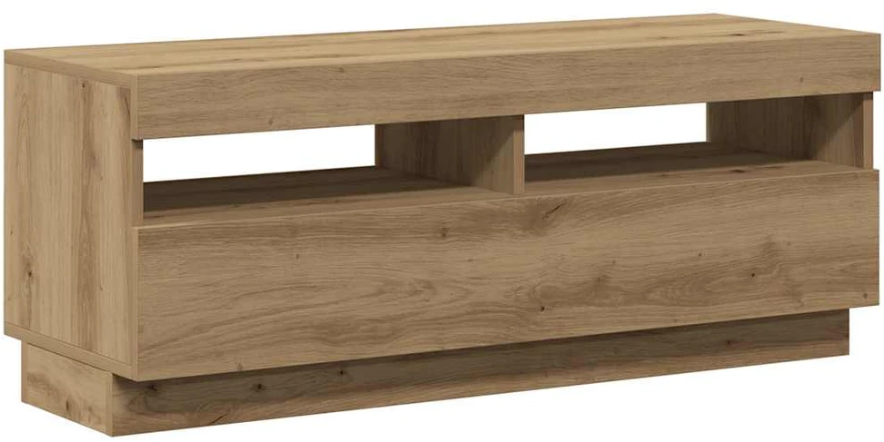 TV staliukas Televizoriaus spintelė su LED, artisano, 100x35x40cm, mediena