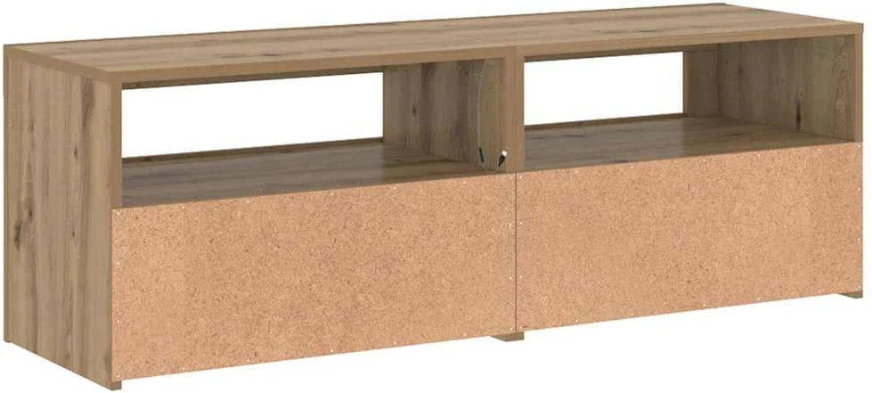 TV staliukas Televizoriaus spintelė su LED, artisano, 120x35x40cm, mediena