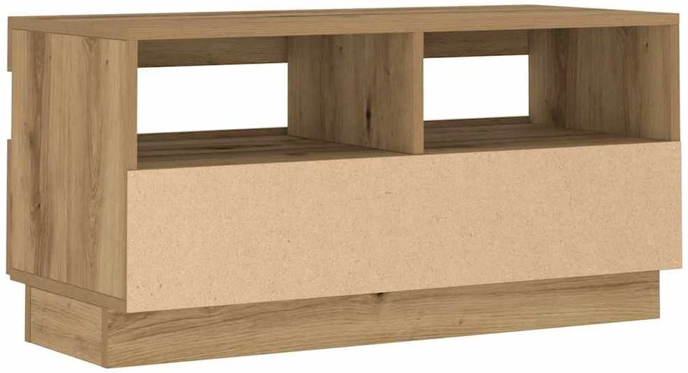 TV staliukas Televizoriaus spintelė su LED, artisano, 80x35x40cm, mediena