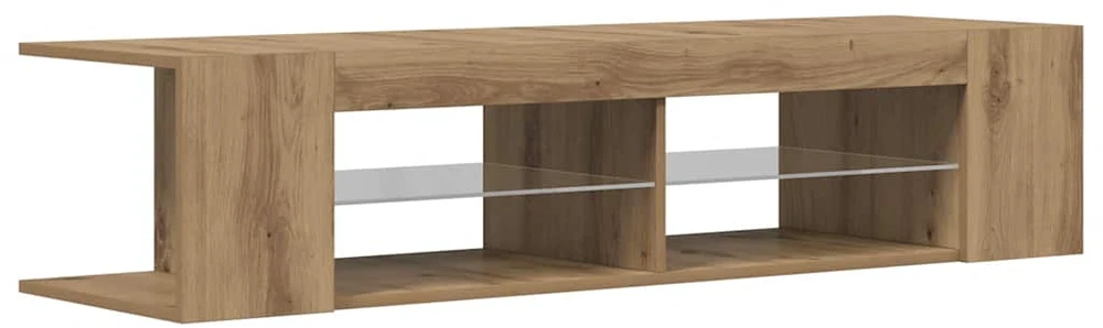 TV staliukas Televizoriaus spintelė su LED, artisano, 135x39x30cm, mediena