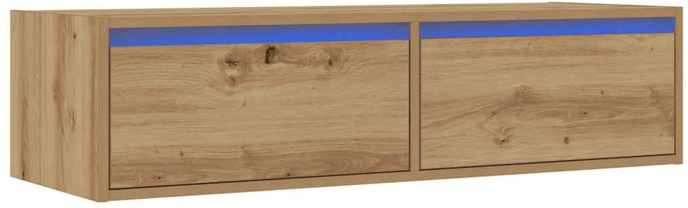 TV staliukas Televizoriaus spintelė su LED, artisano, 100X35,5x25 cm