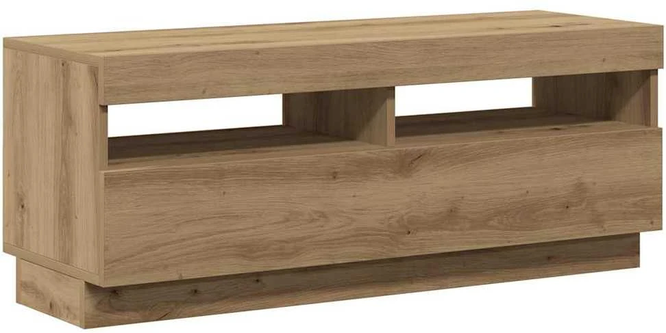 TV staliukas Televizoriaus spintelė su LED, artisano, 100x35x40cm, mediena