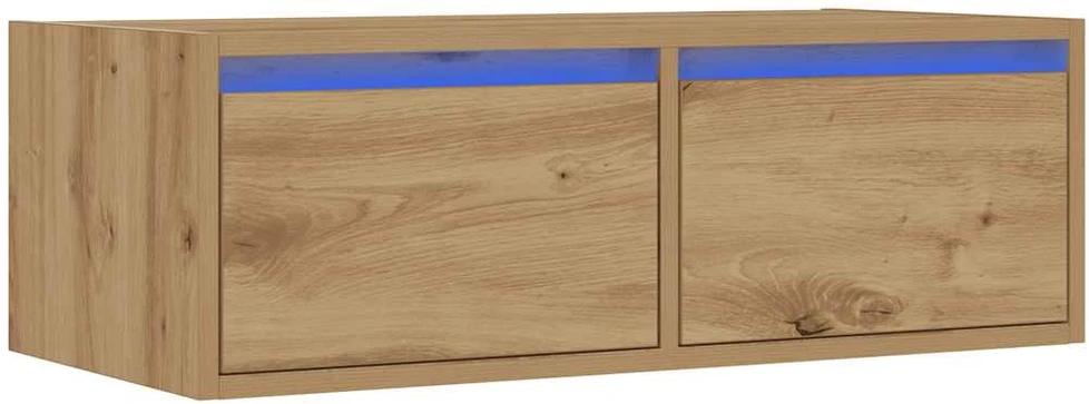 TV staliukas Televizoriaus spintelė su LED, artisano, 75x35,5x25 cm