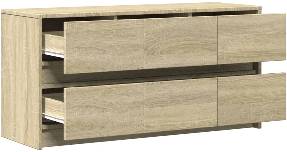 TV staliukas Televizoriaus spintelė su LED, ąžuolo, 100x34x50cm, mediena