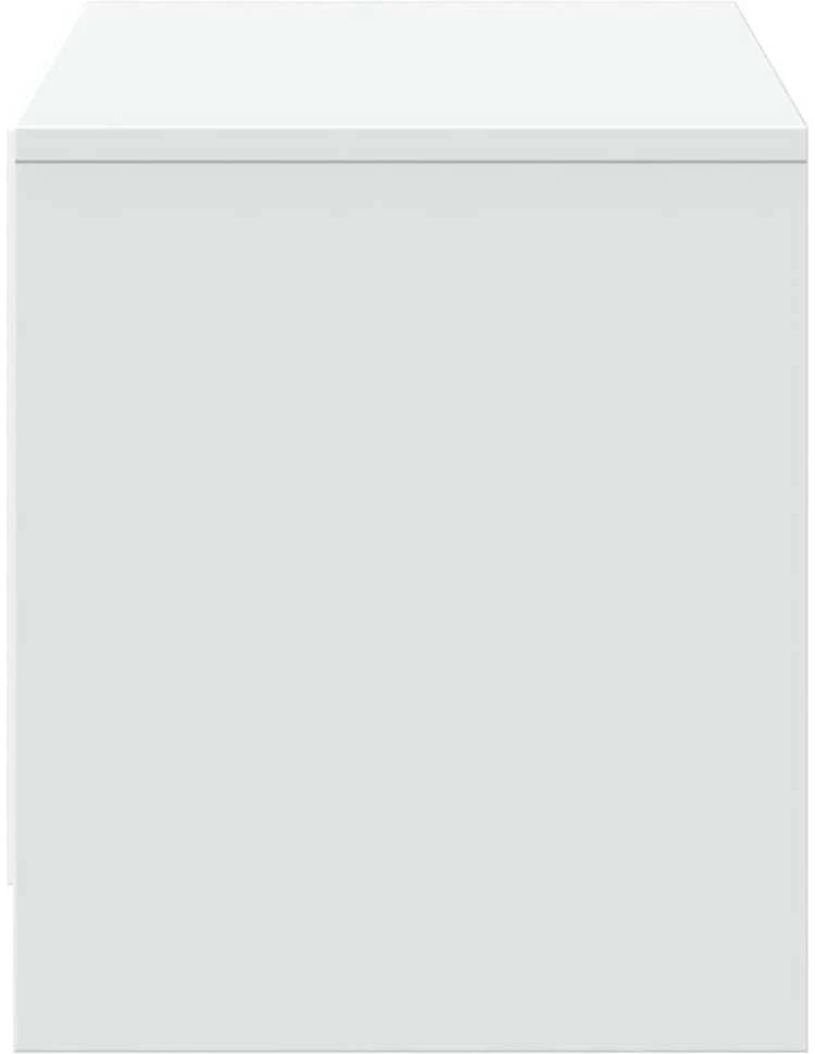 TV staliukas Televizoriaus spintelė su LED, balta, 97x34x40cm, mediena