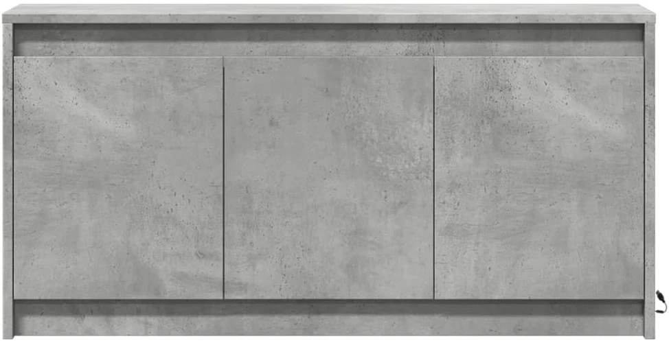 TV staliukas Televizoriaus spintelė su LED, betono, 100x34x50cm, mediena