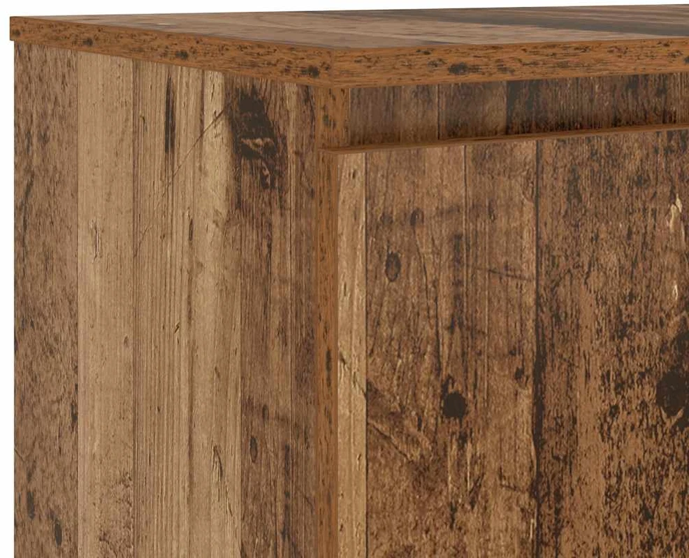 TV staliukas televizoriaus spintelė su LED lemputėmis Sena mediena