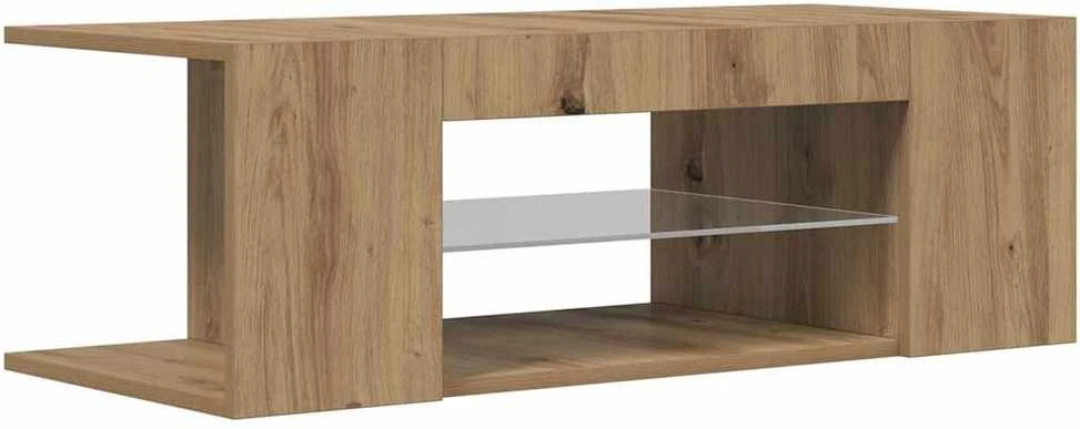 TV staliukas televizoriaus spintelė su LED lemputėmis Artisan ąžuolas