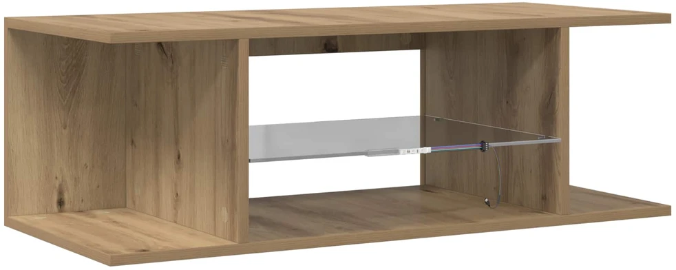 TV staliukas televizoriaus spintelė su LED lemputėmis Artisan ąžuolas