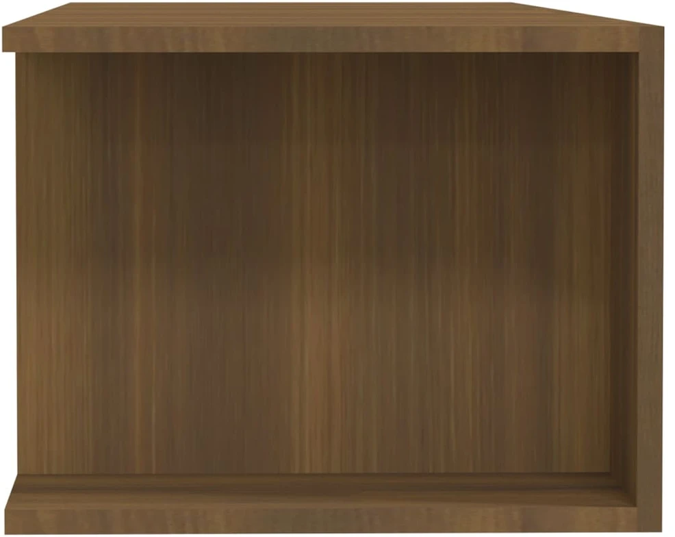 TV staliukas Televizoriaus spintelė su LED, ruda ąžuolo, 135x39x30cm