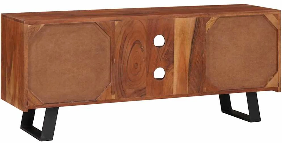 Televizoriaus spintelė su lentyna honey ruda 112 x 30 x 48 cm