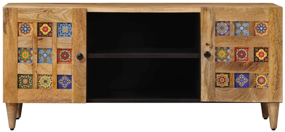 Televizoriaus spintelė su lentyna Natūrali 105 x 33 x 46 cm