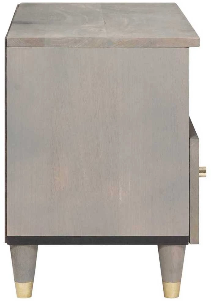 Televizoriaus spintelė Pilka 70 x 33 x 46 cm Kietas mango medis