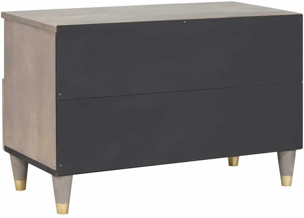 Televizoriaus spintelė Pilka 70 x 33 x 46 cm Kietas mango medis
